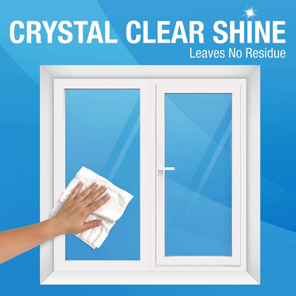 MiracleWipes Glass Cleaning Wipes - Streak-Free, Disposable for Home & Auto | 60 Count Pack