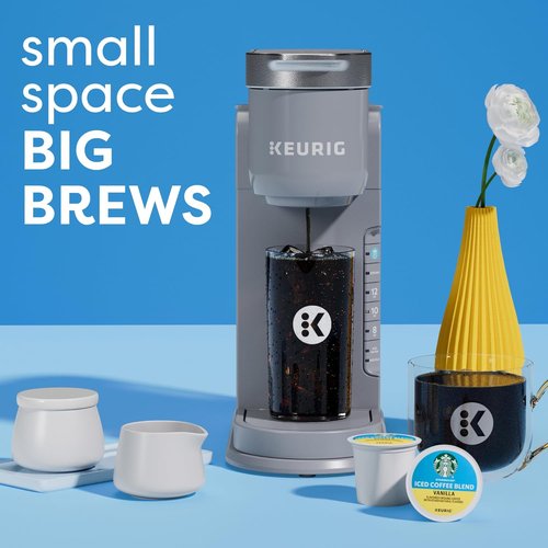 Keurig K-Iced Coffee Maker - Single Serve Iced Coffee Machine with Hot & Cold Brewing | Gray