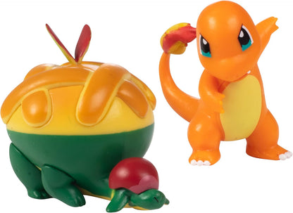 Pokemon Battle Ready Toy Figure Set - 8 Pieces Including Charmander, Bulbasaur & More - Perfect Gift for Kids 4+