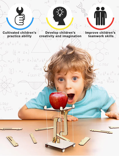 Poraxy 6 in 1 STEM Kits for Kids | Educational Science Projects & 3D Wooden Puzzles | Ages 8-13
