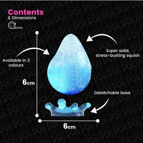 FQZWONG Dream Drop Stress Balls - Silicone Fidget Toys for Adults | Sensory Relief for Autism & ADHD