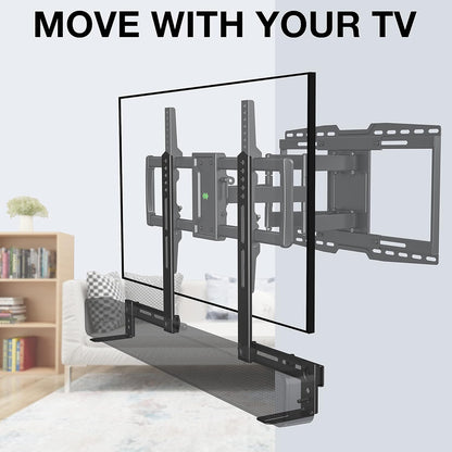USX MOUNT Soundbar Mount - Securely Mount Your Sound Bar Above or Below TV | Supports Up to 13.2 lbs