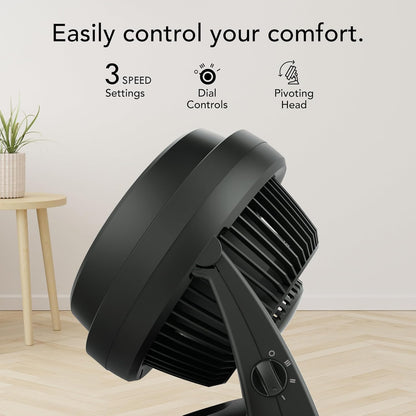 Vornado 630 Mid-Size Air Circulator - 3-Speed Quiet Fan with Adjustable Tilt - 9 in, Black