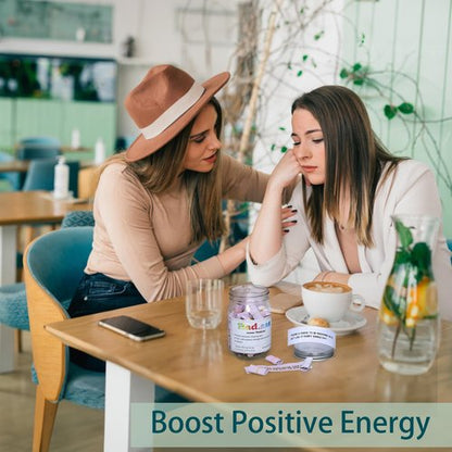 70 Positive Messages Jar Funny Affirmation Jar Decorative Jars for Women Unique Birthday Gift Wife Sister Friends (Bad*ss)