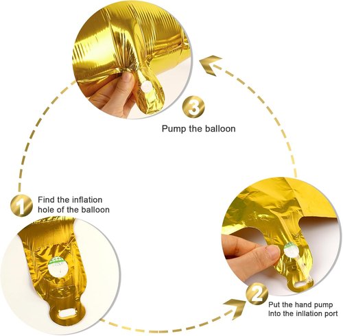 2026 Gold Number Balloons - 40 Inch New Year's Eve Party Decorations | Graduation & Birthday Celebrations