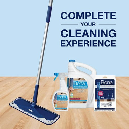 Bona PowerPlus Hardwood Floor Deep Cleaner Spray - 32 fl oz - Refillable - Oxygenated Formula and Residue-Free Floor Cleaning Solution - for Wood Floors