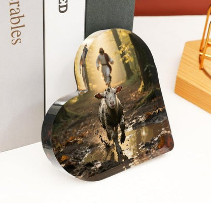 Jesus & Lamb Christian Decor - Meaningful Gifts for Catholic Women, Moms & Friends | Perfect for Birthdays, Easter & Christmas