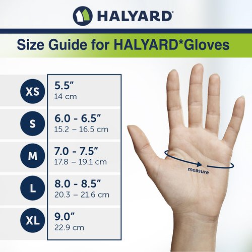 HALYARD PINK UNDERGUARD Nitrile Exam Gloves, Powder-Free, 4.7 mil, Extended 12 Inches Cuff, Pink, Medium, 47454 (Box of 100)