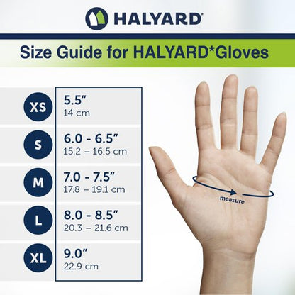 HALYARD PINK UNDERGUARD Nitrile Exam Gloves, Powder-Free, 4.7 mil, Extended 12 Inches Cuff, Pink, Medium, 47454 (Box of 100)