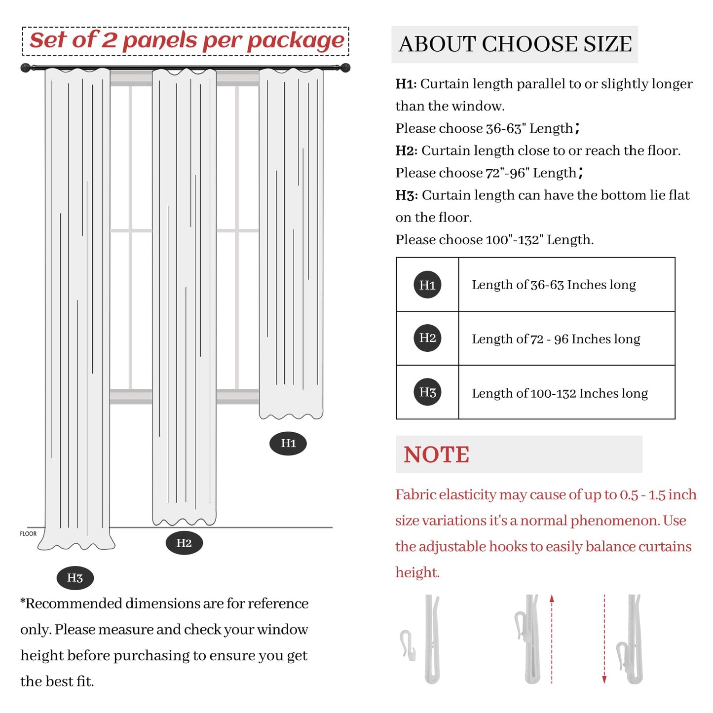 Pleat Viral Linen 90 Inch Blackout Curtains for Bedroom, Pinch Pleated Soundproof Privacy Farmhouse Window Drapes Decor with Hooks Neutral Beige White Nursery/Kids Room Darkening Burg 2 Panels Set
