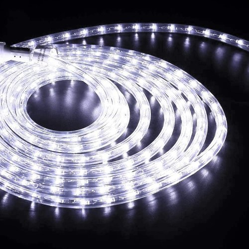 360 LED Rope Lights by [Brand Name] - 50ft Waterproof Flexible Tube Lights with 8 Modes for Outdoor & Indoor Decor
