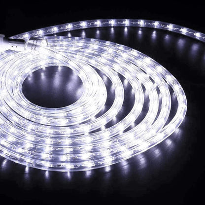 200ft LED Rope Lights by [Brand Name] - Waterproof Outdoor Lighting with 8 Modes | Flexible Tube Lights for Garden, Patio, and Party