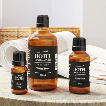 AirScent Hotel Diffuser Oil No. 1042 - Premium Fragrance Inspired by The White Lotus | 10 mL Glass Bottle with Dropper