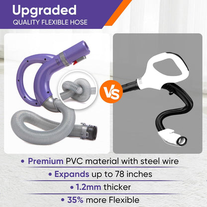 Shark - Upgraded Replacement Vacuum Hose for Navigator Lift-Away & Rotator Models NV350-NV360 | Durable & Flexible Design