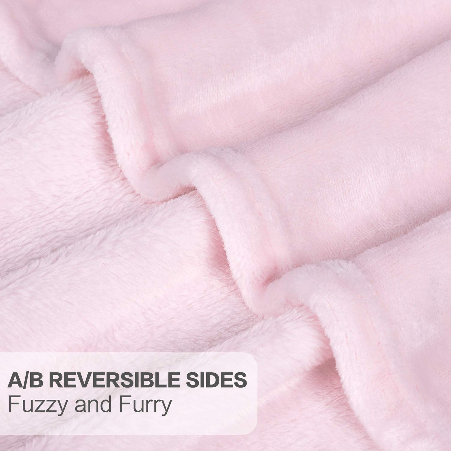 TILLYOU Toddler Flannel Blanket - Cozy Pink Baby Blanket for Crib & Stroller | 40x50 Inches