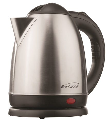 Brentwood KT-1780 1.5L Stainless Steel Cordless Electric Kettle,Silver