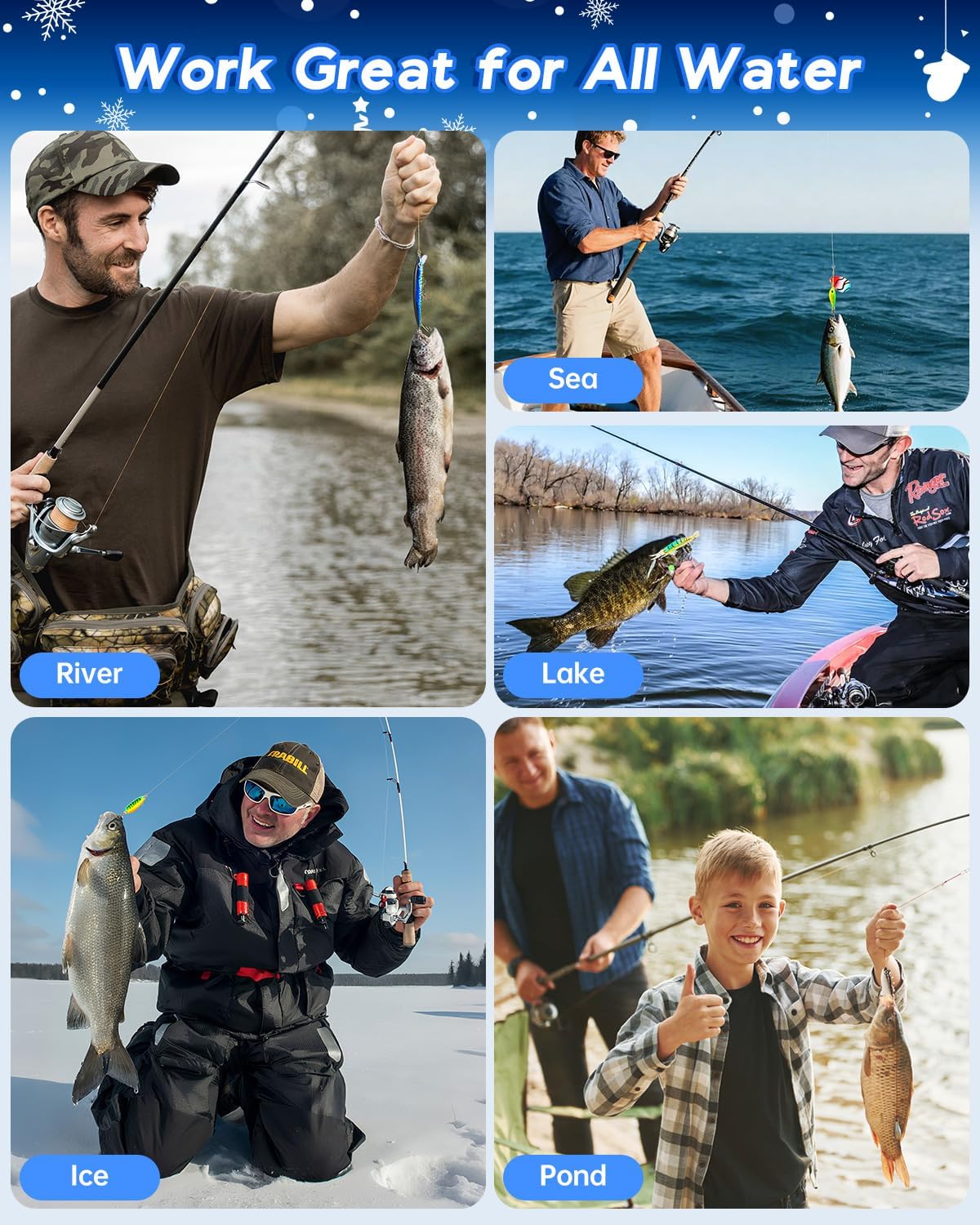**Regine Switzerland Fishing Lure Advent Calendar 2025 - 24 Days of Christmas Surprises for Men & Teens**