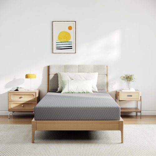 Novilla Twin Mattress for Kids, 5 Inch Twin Size Mattresses with Gel-Infused Memory Foam & Pressure-Relieving Foam for Cool Touch & Edge Support Mattress in a Box CertiPUR-US Certified