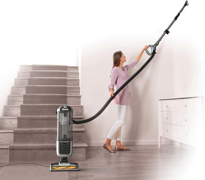 Shark ZU62 Navigator Zero-M Pet Pro Upright Vacuum - Self-Cleaning Brushroll, Pewter Grey Metallic