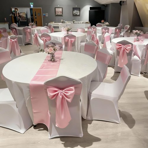 Big Pink Bow Coquette | Large Satin Bows for Room Decor - 23x11 Inch Pastel Pink Set (3pcs)