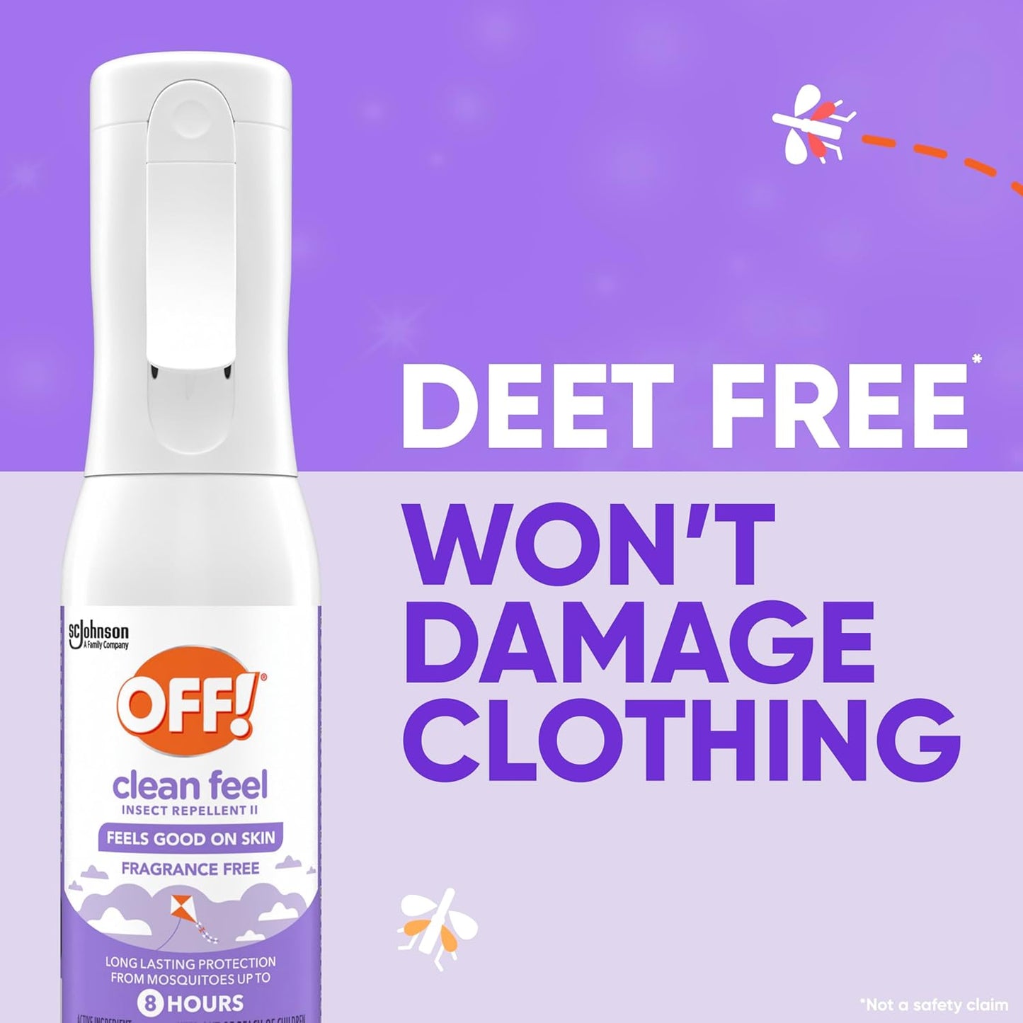Off! Clean Feel Insect Repellent - Fragrance-Free Picaridin Bug Spray for Lasting Protection | 6 oz