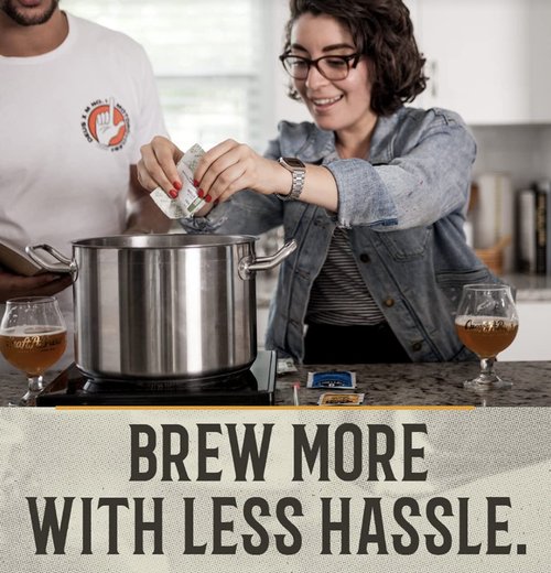 Craft a Brew - Beer Recipe Kit - Chocolate Milk Stout - Home Brewing Ingredient Refill - Beer Making Supplies - Includes Hops, Yeast, Malts, Extracts - 5 Gallons