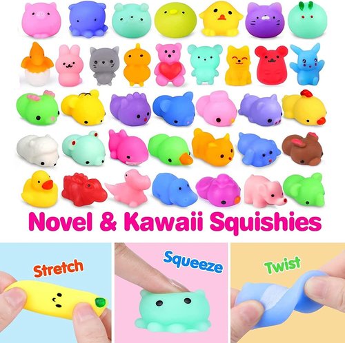 128 Pcs Treasure Box Toys - Kids Easter Egg Fillers & Fidget Prizes for Classroom & Parties