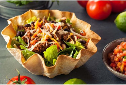 HIC Kitchen Non-Stick Tortilla Bowl Makers - PFOA Free Carbon Steel, 8.5 x 2.5-Inches, Set of 2