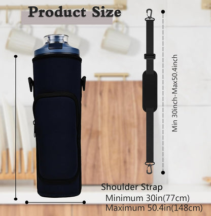 Nj Blast Max Portable Blender Storage Bag - Durable Sleeve with Shoulder Strap & Accessory Pocket