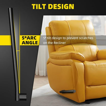 ARAHFUN Oversized Recliner Handle, Aluminum Alloy Material, Chair Lever Extender for Oversized Recliner Handles, Helps Elderly Operate Recliners Easily, for 5/8 inch Drive Tube