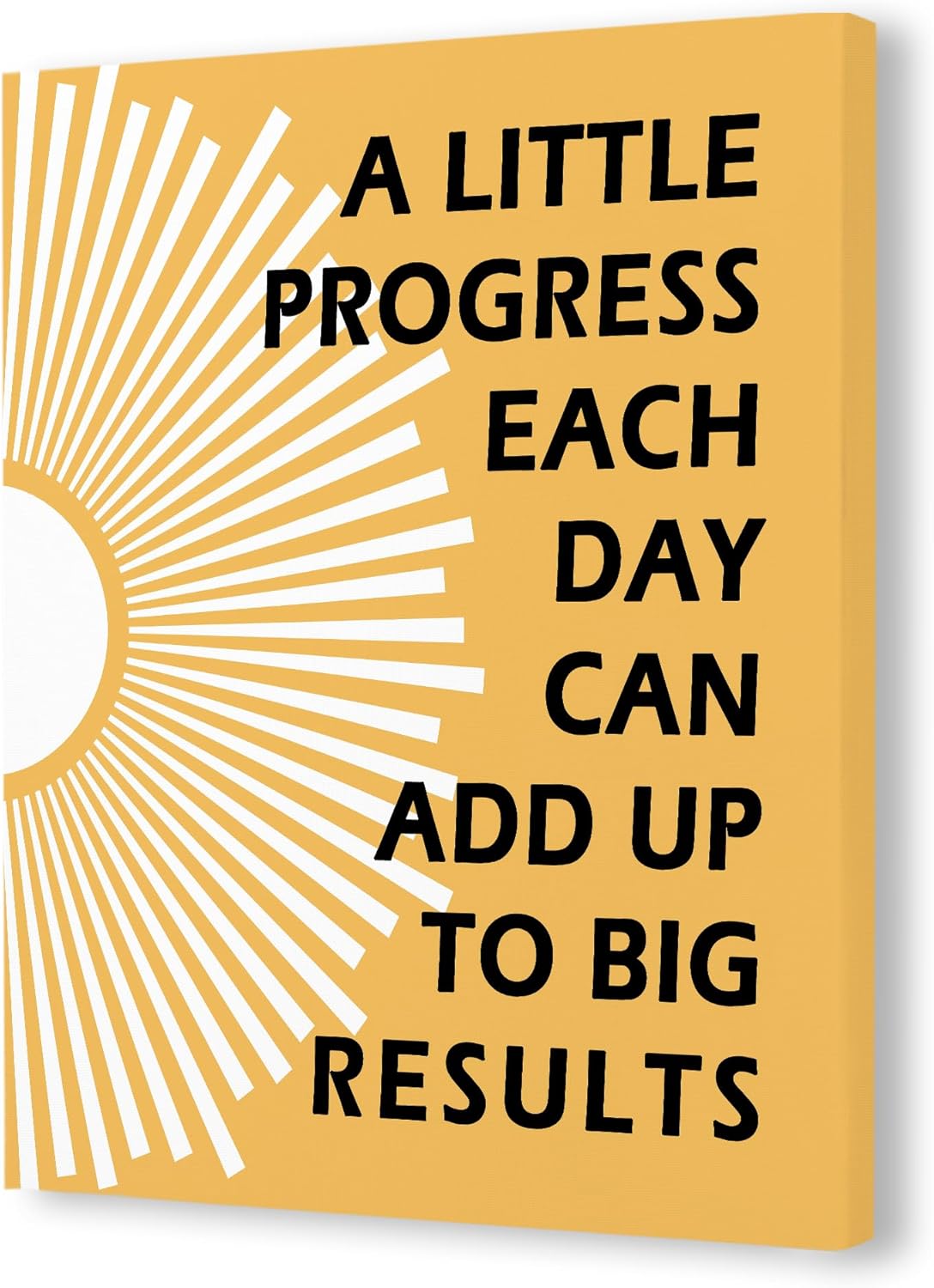 Pugwak Positive Affirmations Wall Art - Motivational Canvas Print for Therapy & Nursery | 11x14 Inch