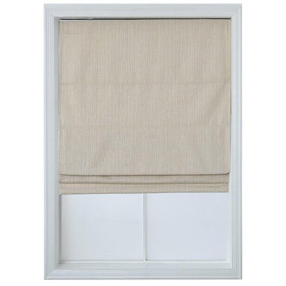 Everyday Celebration 100% Blackout Cordless Roman Shades - Thermal Insulated Window Blinds for Indoor Use, Vanilla, 36” W x 64” H