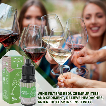 Wine Filters Wine Purifier Remove Sulfite and Histamine the Wine Purifier Reduces Headache Prevent Wine Sensitivities(Bottle of 2)