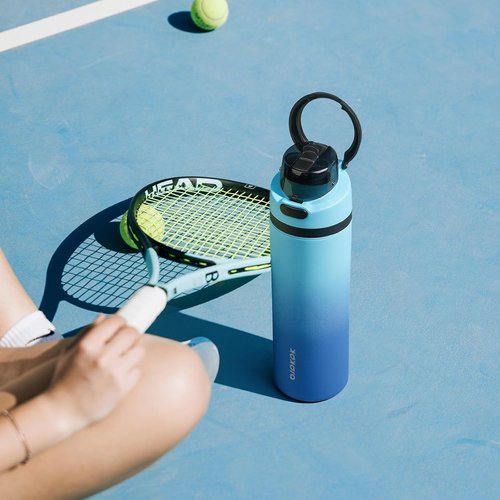 BJPKPK 25oz Insulated Water Bottle - Stainless Steel, BPA-Free, Leak-Proof, Lavender Color