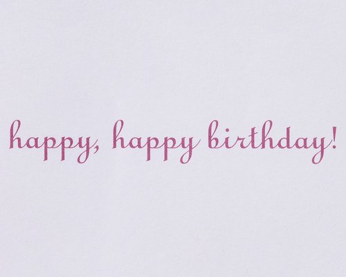 Papyrus Birthday Card (Happy, Happy Birthday)