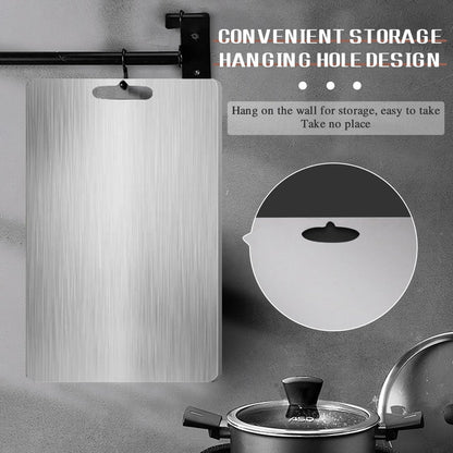 Tavano Cutting Board, Titanium Cutting Board 100% Pure Titanium, Scratch-Free and Hygiene, Qinux Cutium Cutting Boards, Tavano Cutting Boards for Meats, Vegetables Easy to Clean (3Pcs)