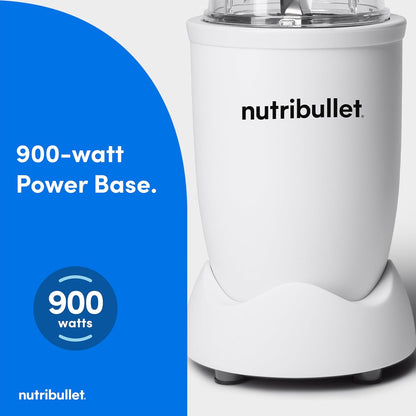 Nutribullet Pro Nutrient Extractor - 900W Power for Smoothies & Juices | Matte White Finish