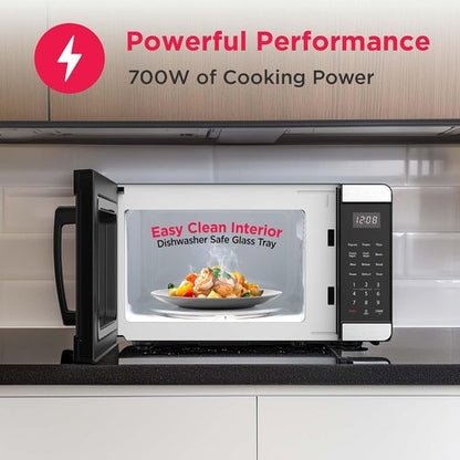 Frigidaire Countertop Microwave - Digital Control Panel & 6 Auto Cooking Settings - 0.7 Cu. Ft. Stainless Steel