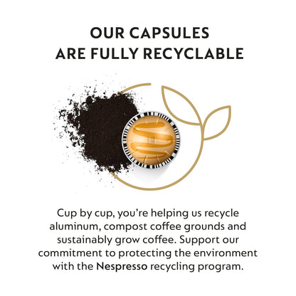 Nespresso Caramel Cookie VertuoLine Coffee Capsules - Mild Roast, 40-Count Pods