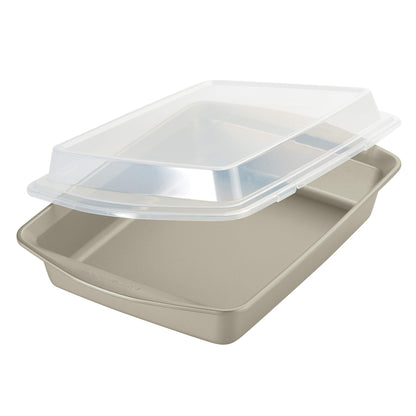 Rachael Ray 3-Piece Steel Bakeware Set, Silver