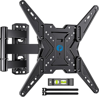 Pipishell Full Motion TV Wall Mount - Swivel, Tilt & Extension for 26-60 Inch TVs | Holds Up to 77 lbs