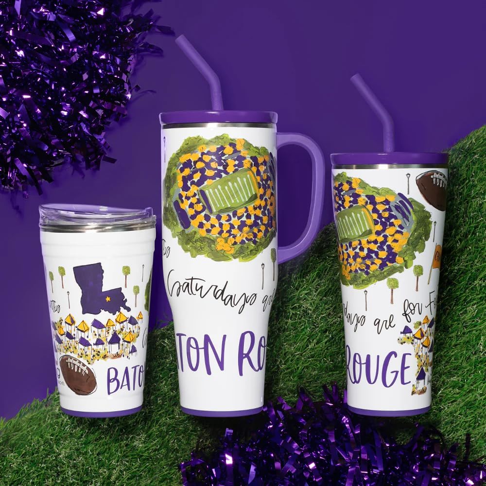 Swig Life 40oz Mega Mug - Extra Large Insulated Tumbler with Handle & Straw | Dishwasher Safe, Cup Holder Friendly