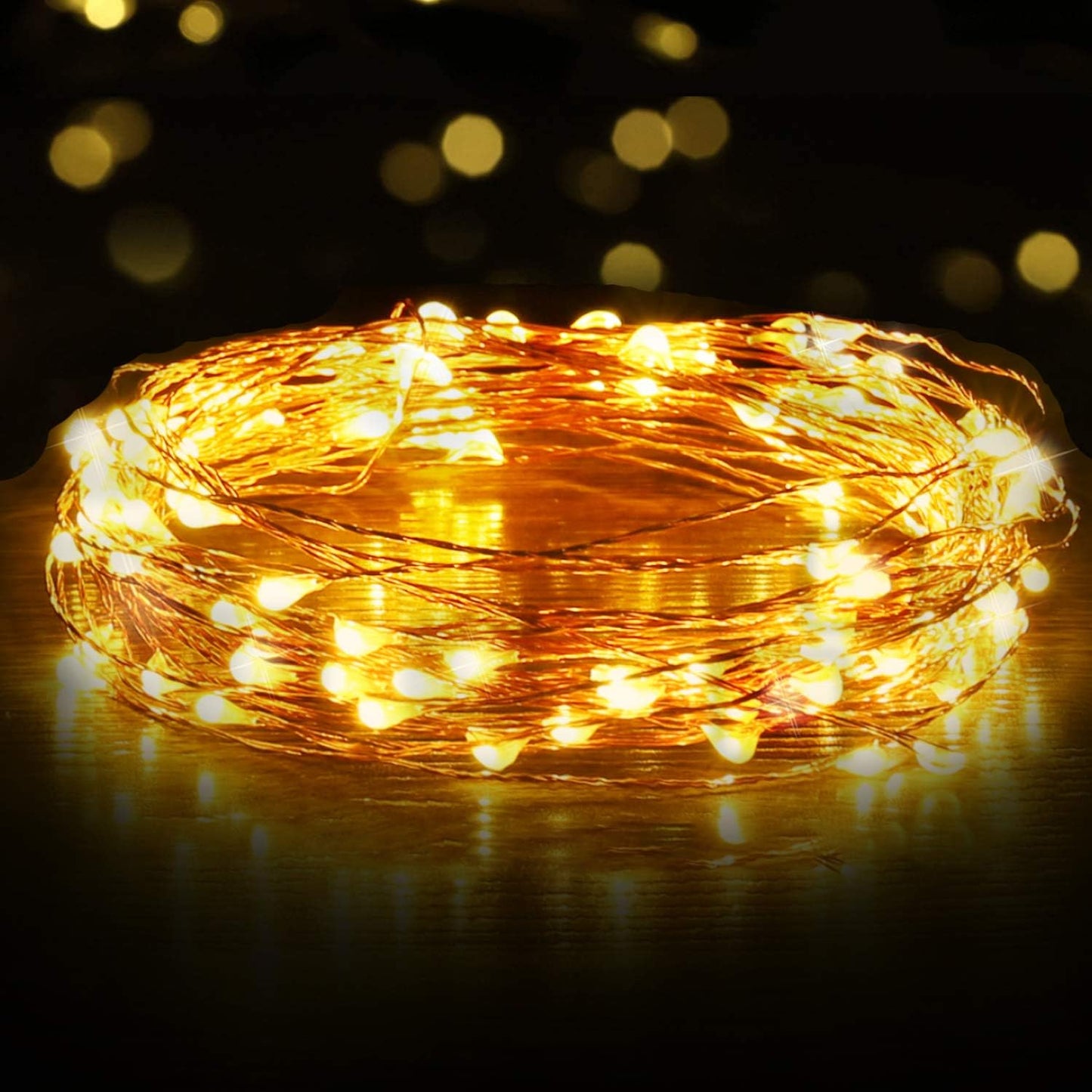 Ariceleo LED String Light Bundle - 16.4ft Battery & USB Powered for Versatile Lighting