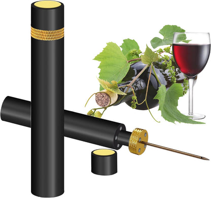 Wine Opener Travel Portable Pocket Air Pressure Pump Wine Bottle Opener Assemblable Design Corkscrew 7S Quick Bottle Opening for Home, Restaurant, Party
