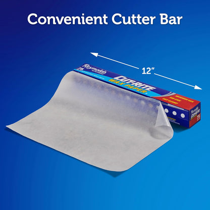 Reynolds Cut-Rite Wax Paper - 75 Square Feet of Durable, Non-Stick Baking & Food Storage Solution