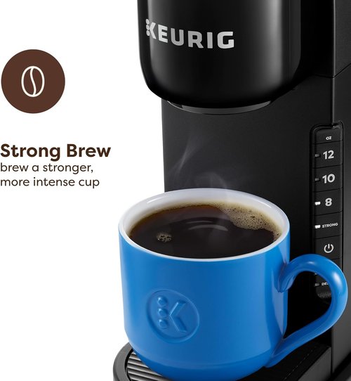 Keurig K-Express Coffee Maker - Single Serve K-Cup Pod, 3 Brew Sizes, Strong Button, 42oz Reservoir - Black