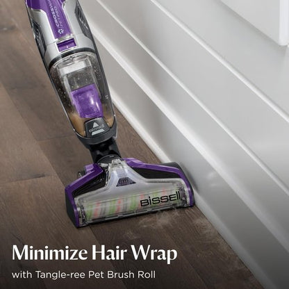 BISSELL Crosswave Pet Pro - All-in-One Wet Dry Vacuum Cleaner & Mop for Hard Floors | Purple, 2306A