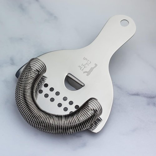 Hawthorne Strainer: Stainless Steel Cocktail Strainer for Home Bar and Professional Bartenders 5.75" x 3.87" x 1.25”