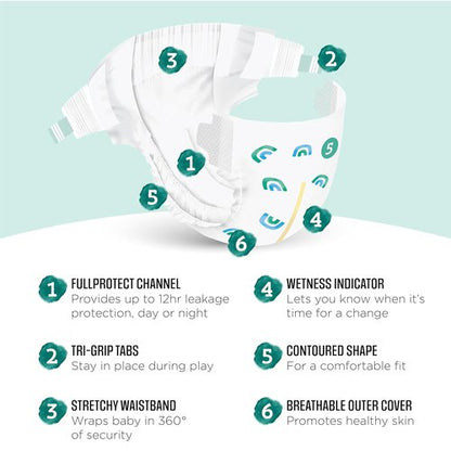 Mama Bear - Gentle Touch Diapers, Size 5 | 132 Count (4 Packs of 33) - Ultra Soft & Absorbent