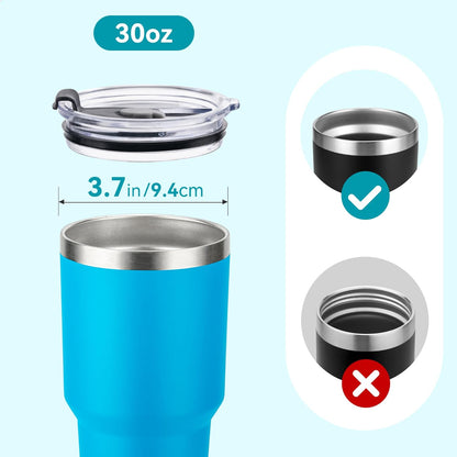 YETI 30oz Replacement Lids - Spill Proof Design | 2 Pack Compatible with YETI Tumblers